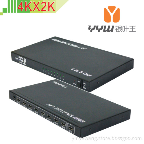 HDMI Splitter 1X8 1 to 8 1.4V 3D 4KX2K